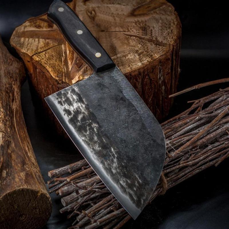 Almazan Hand Forged Chef Knife From Serbia With Carbon Steel For Home Cooks