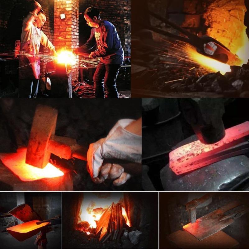 Almazan Hand Forged Chef Knife From Serbia With Carbon Steel For Home Cooks