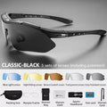 Five Lens Photochromic Polarized Cycling Glasses For Mountain Bikers