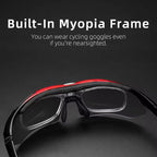 Five Lens Photochromic Polarized Cycling Glasses For Mountain Bikers