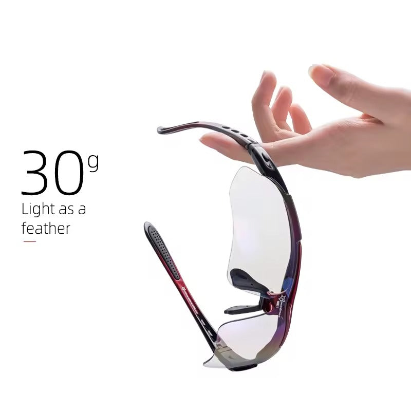 Five Lens Photochromic Polarized Cycling Glasses For Mountain Bikers