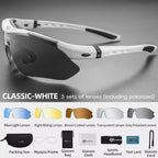 Five Lens Photochromic Polarized Cycling Glasses For Mountain Bikers