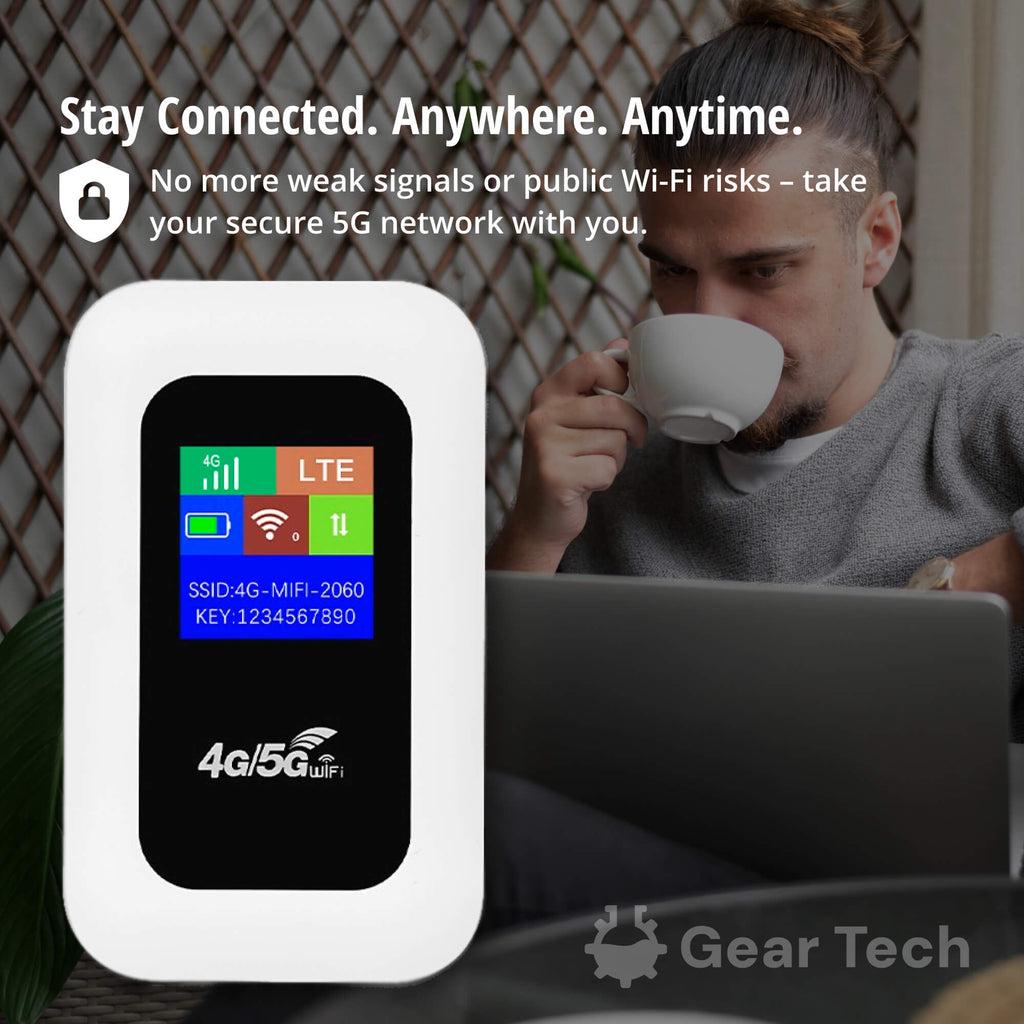 RoamWave 5G Bærbar Trådløs Router til Rejse og Hjem