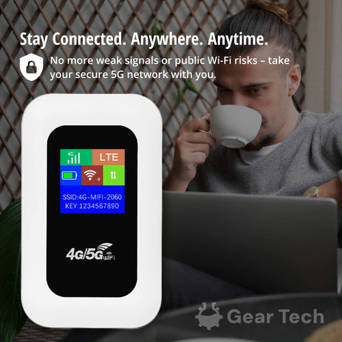 Seyahat veya Ev Kullanımı İçin RoamWave 5G Taşınabilir WiFi Hotspot