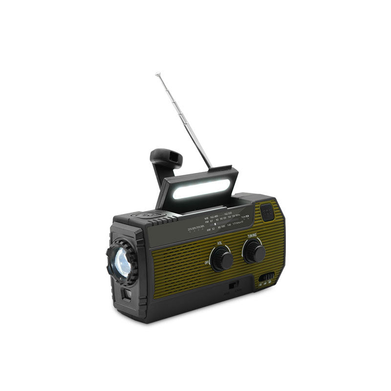 Powerwave venkovní solární rádio pro nouzové situace a výpadky proudu