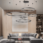 Lámpara colgante de círculo LED Kirrea para sala de estar