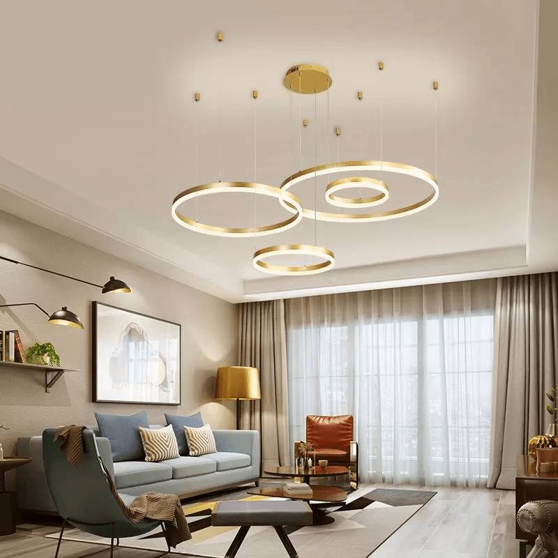 Kirrea LED Kreis Pendelleuchte für Wohnzimmer