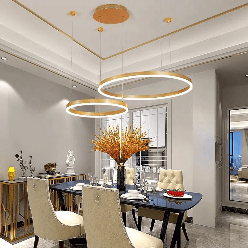 Kirrea LED Kreis Pendelleuchte für Wohnzimmer