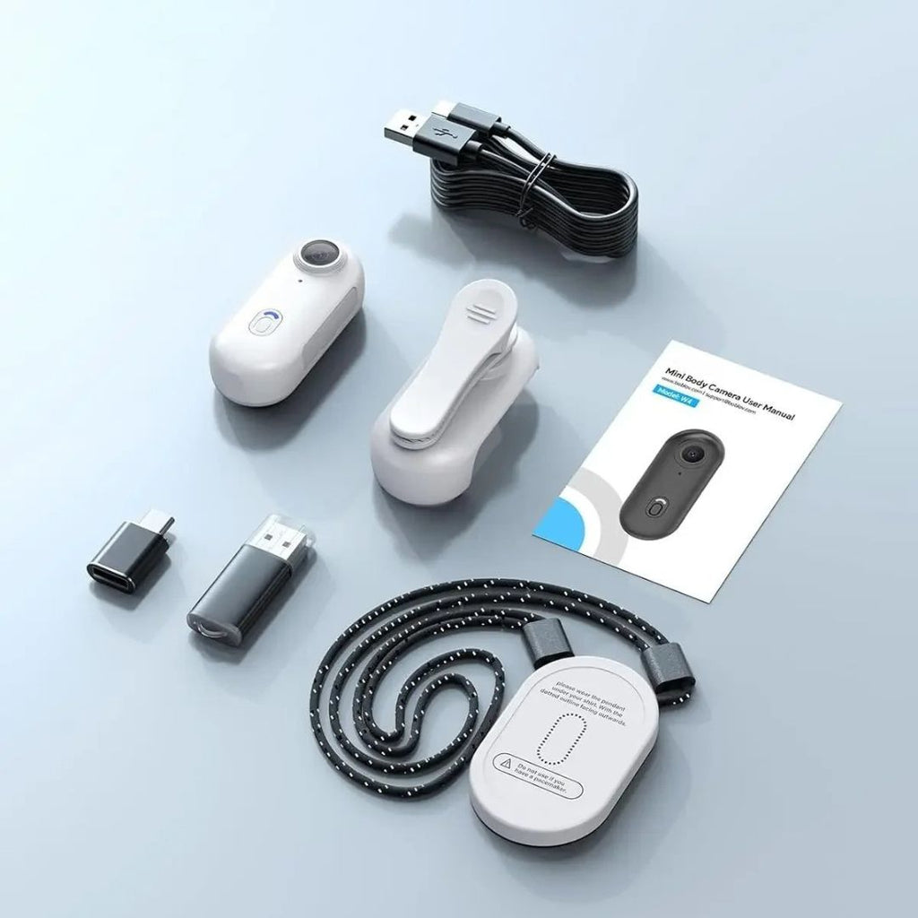 4K Wearable Body Camera for Hands-Free Recording and Everyday Capture