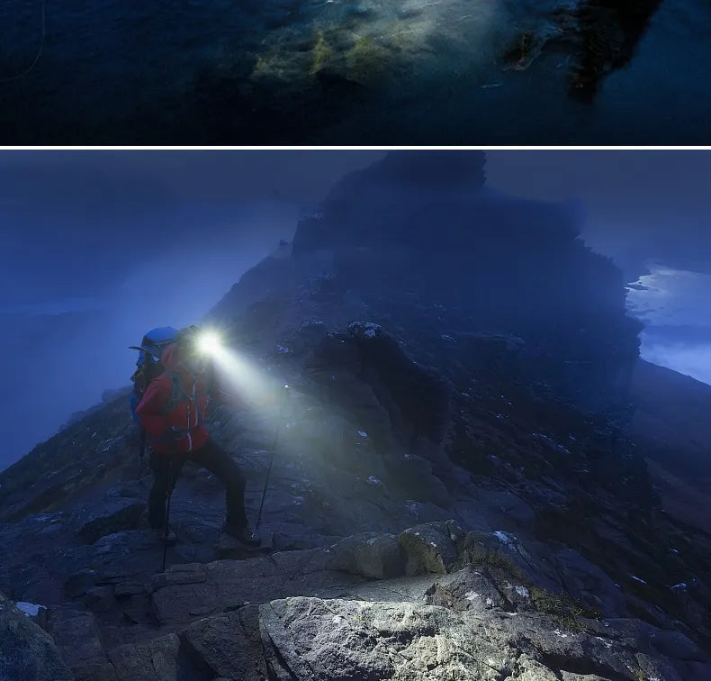 EverBeam Trail LED pandelampe vandtæt zoom genopladelig