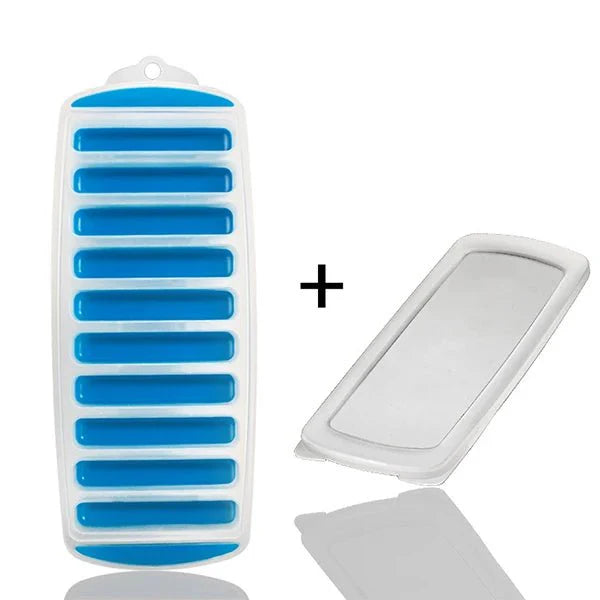 Praktische Silikon Eiswürfelform – Pop-Out Eiswürfel Für Wasserflaschen, BPA-frei 0