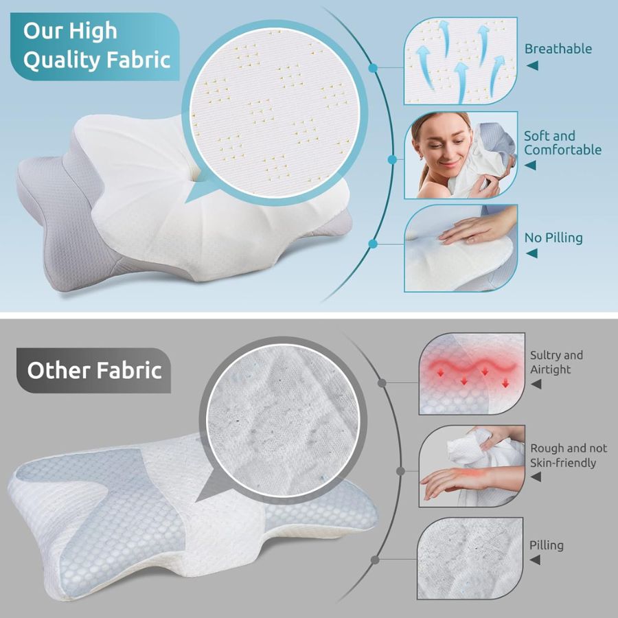 Resort Edition Cloud-Align Pillow For Travel And Home Use Daily