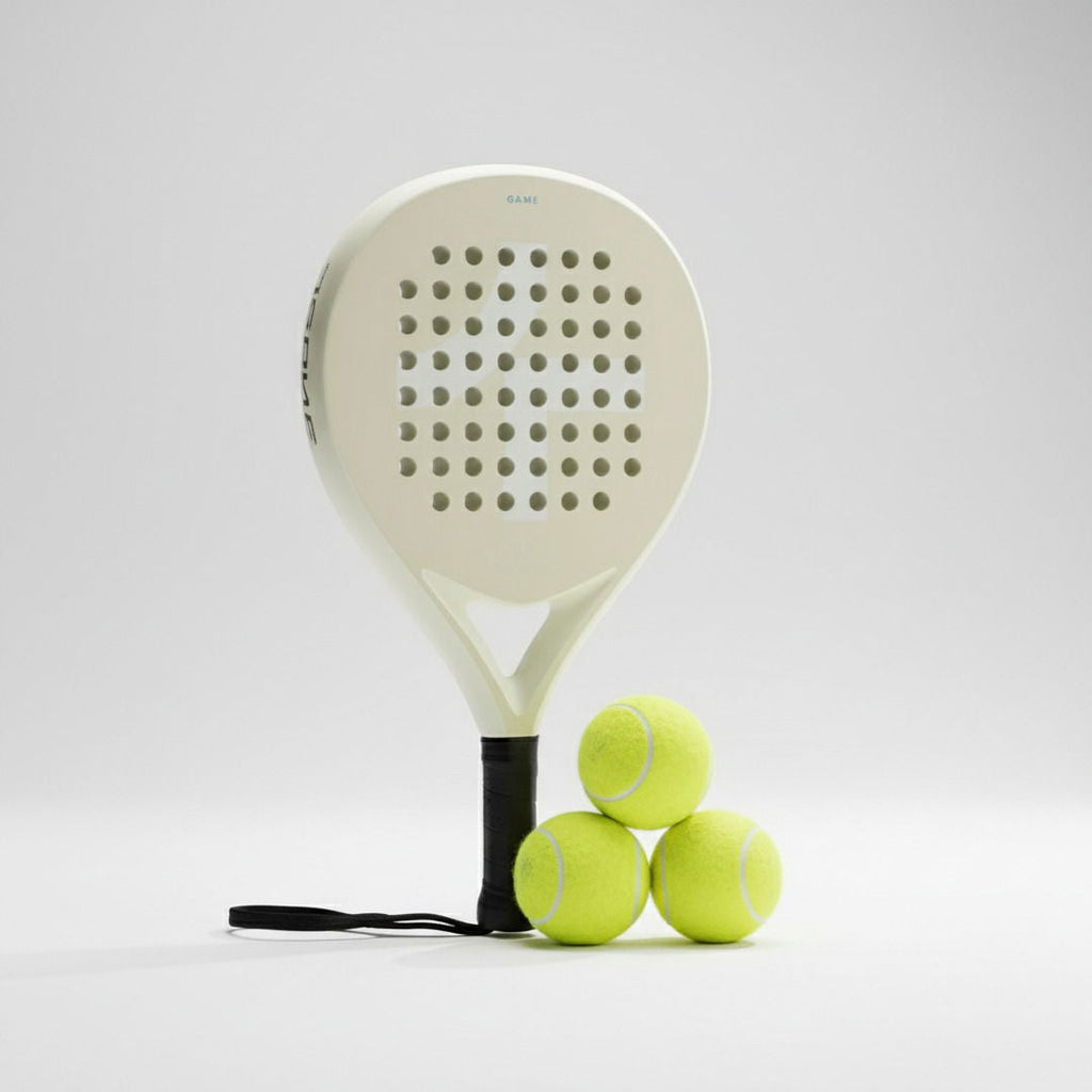 Rachetă de padel din fibră de carbon cu miez EVA pentru putere și precizie, ușoară și agilă