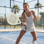Rachetă de padel din fibră de carbon cu miez EVA pentru putere și precizie, ușoară și agilă