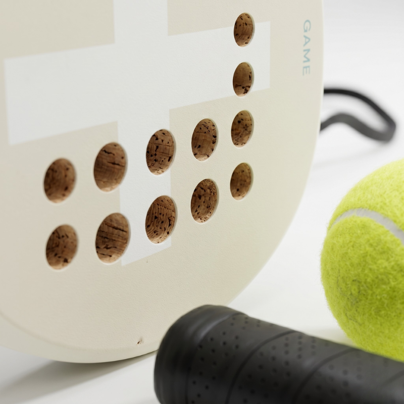 Rachetă de padel din fibră de carbon cu miez EVA pentru putere și precizie, ușoară și agilă