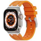 Deluxe Aurion Metal Head Silicone Band for Apple Watch | Petprovac