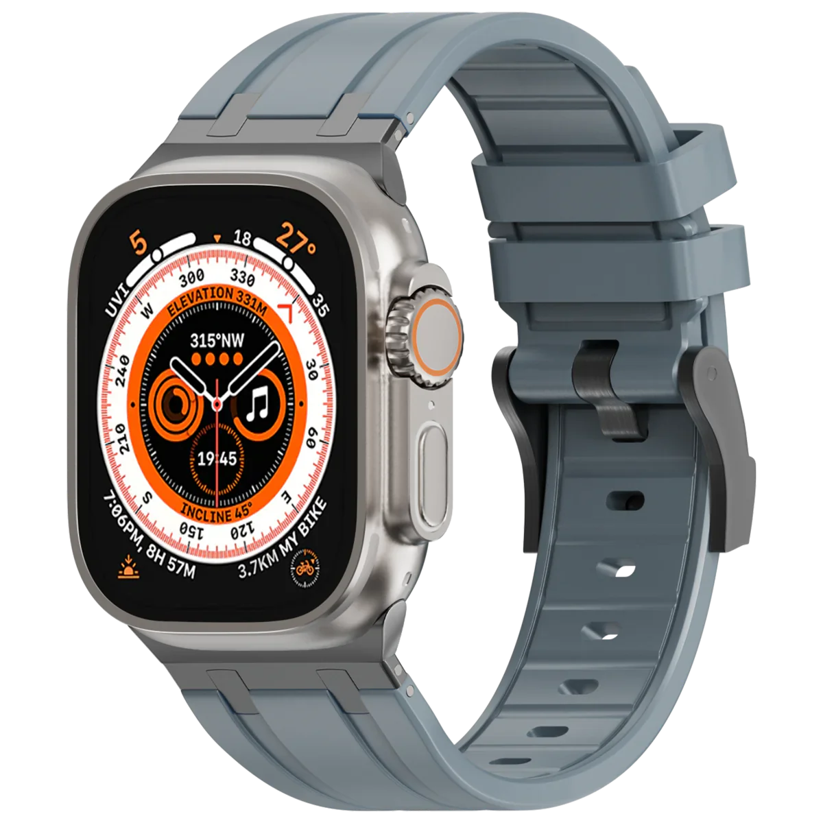 Deluxe Aurion metallhuvud silikonband för Apple Watch | Petprovac