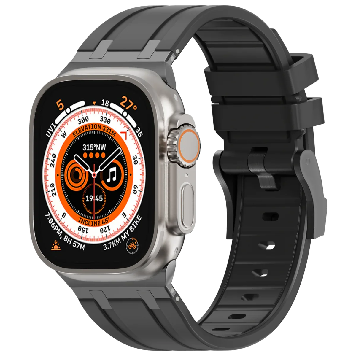 Deluxe Aurion metallhuvud silikonband för Apple Watch | Petprovac