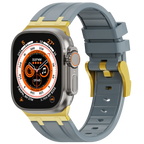 Deluxe Aurion Metal Head Silicone Band for Apple Watch | Petprovac