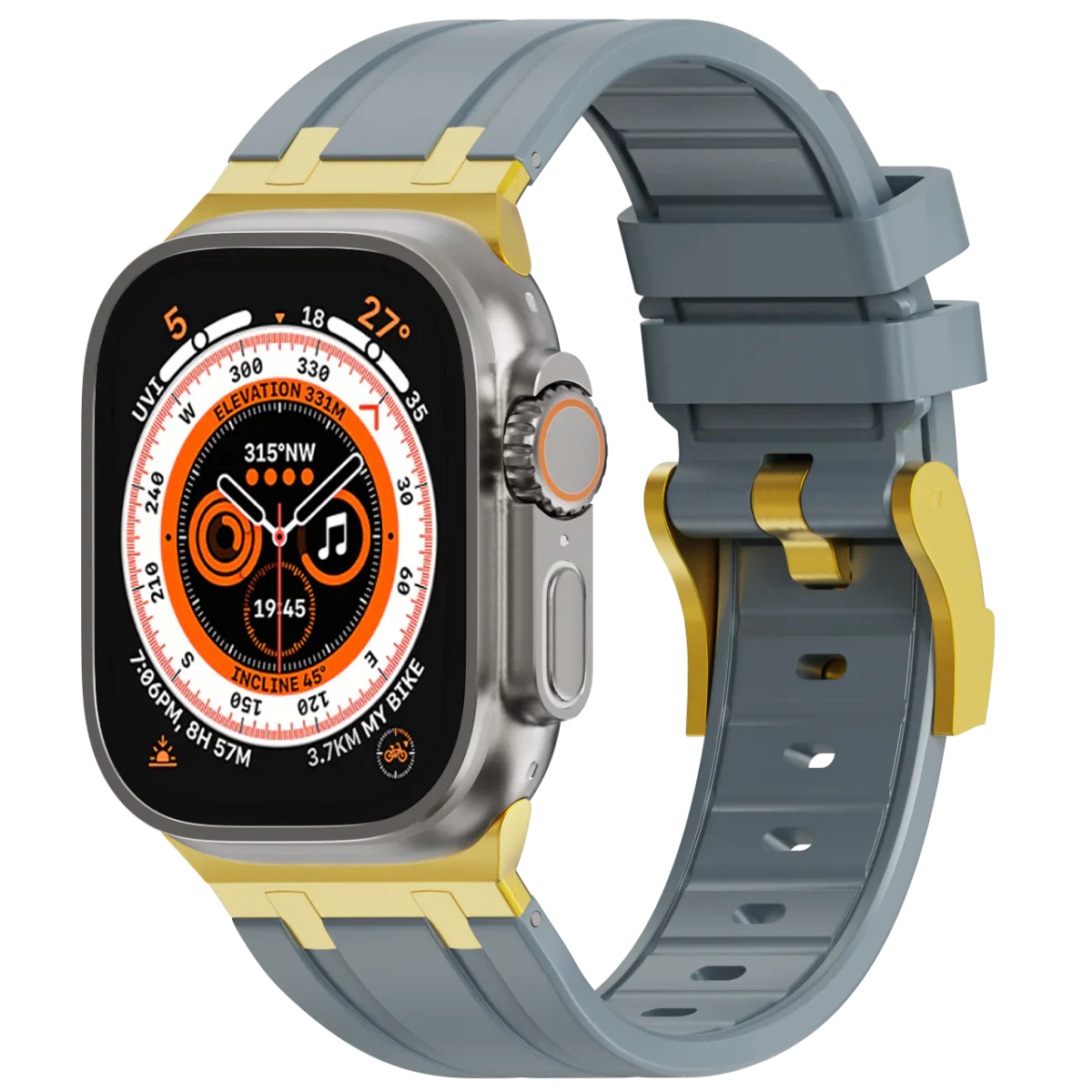 Deluxe Aurion metallhuvud silikonband för Apple Watch | Petprovac