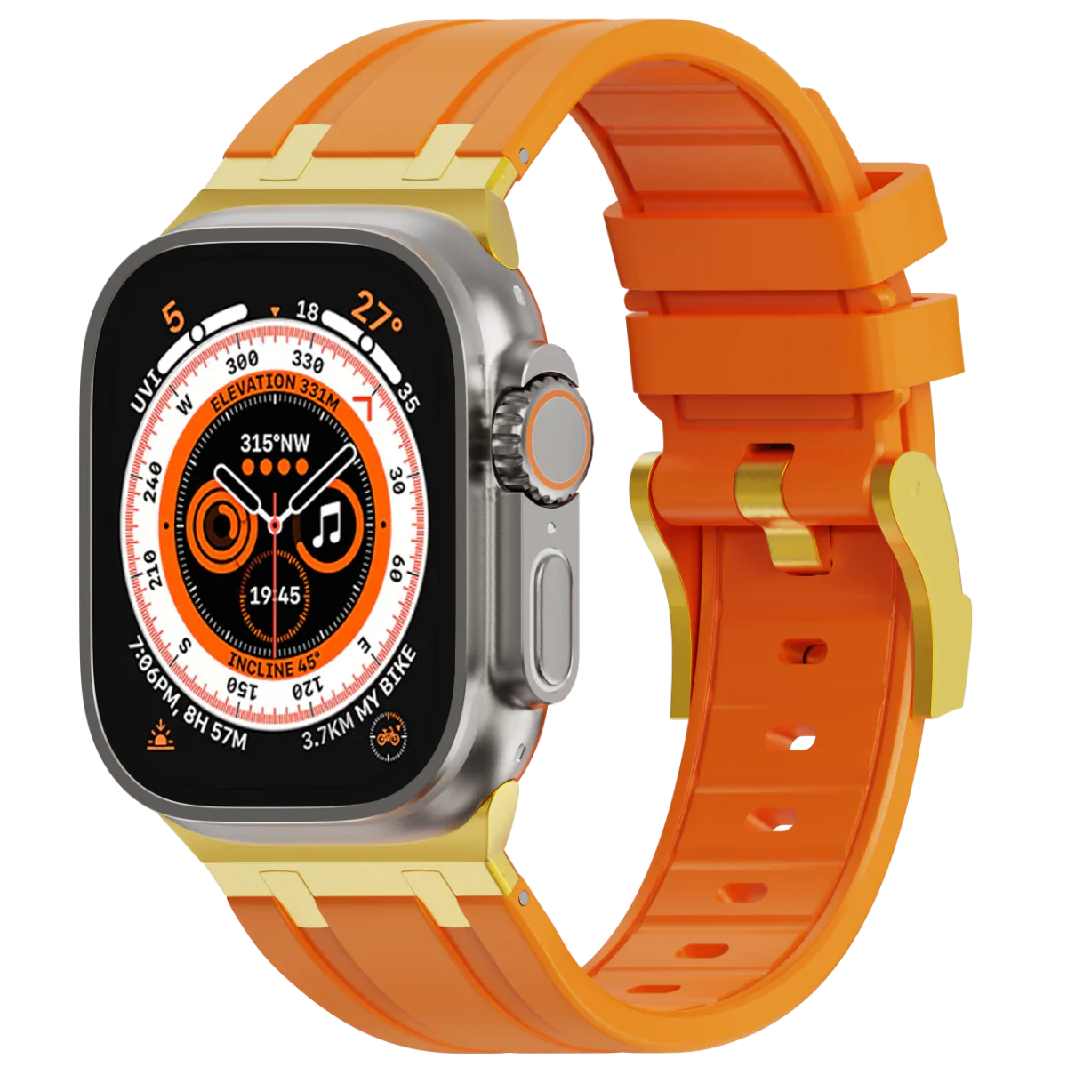 Deluxe Aurion metallhuvud silikonband för Apple Watch | Petprovac