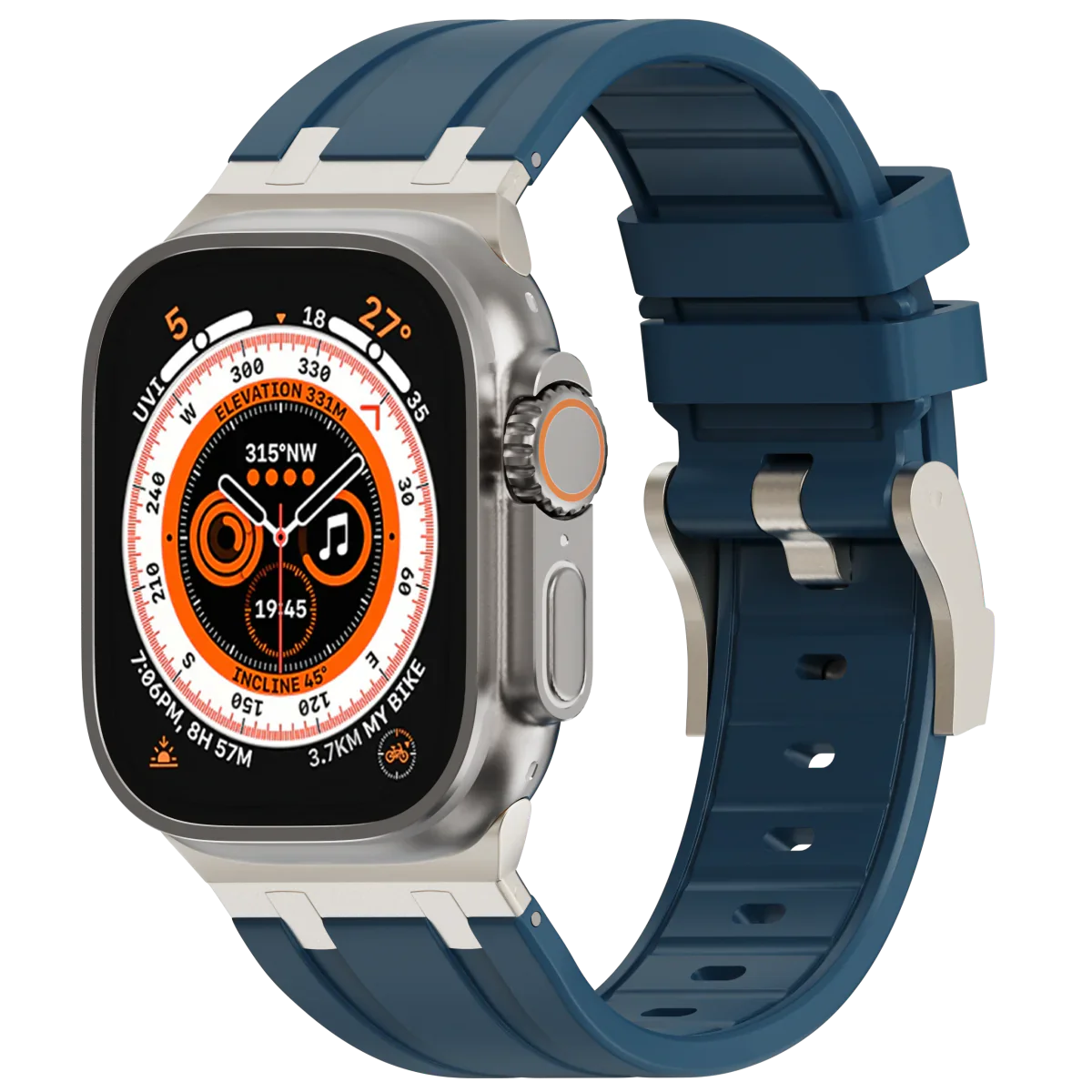 Deluxe Aurion metallhuvud silikonband för Apple Watch | Petprovac