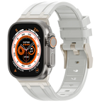Deluxe Aurion Metal Head Silicone Band for Apple Watch | Petprovac