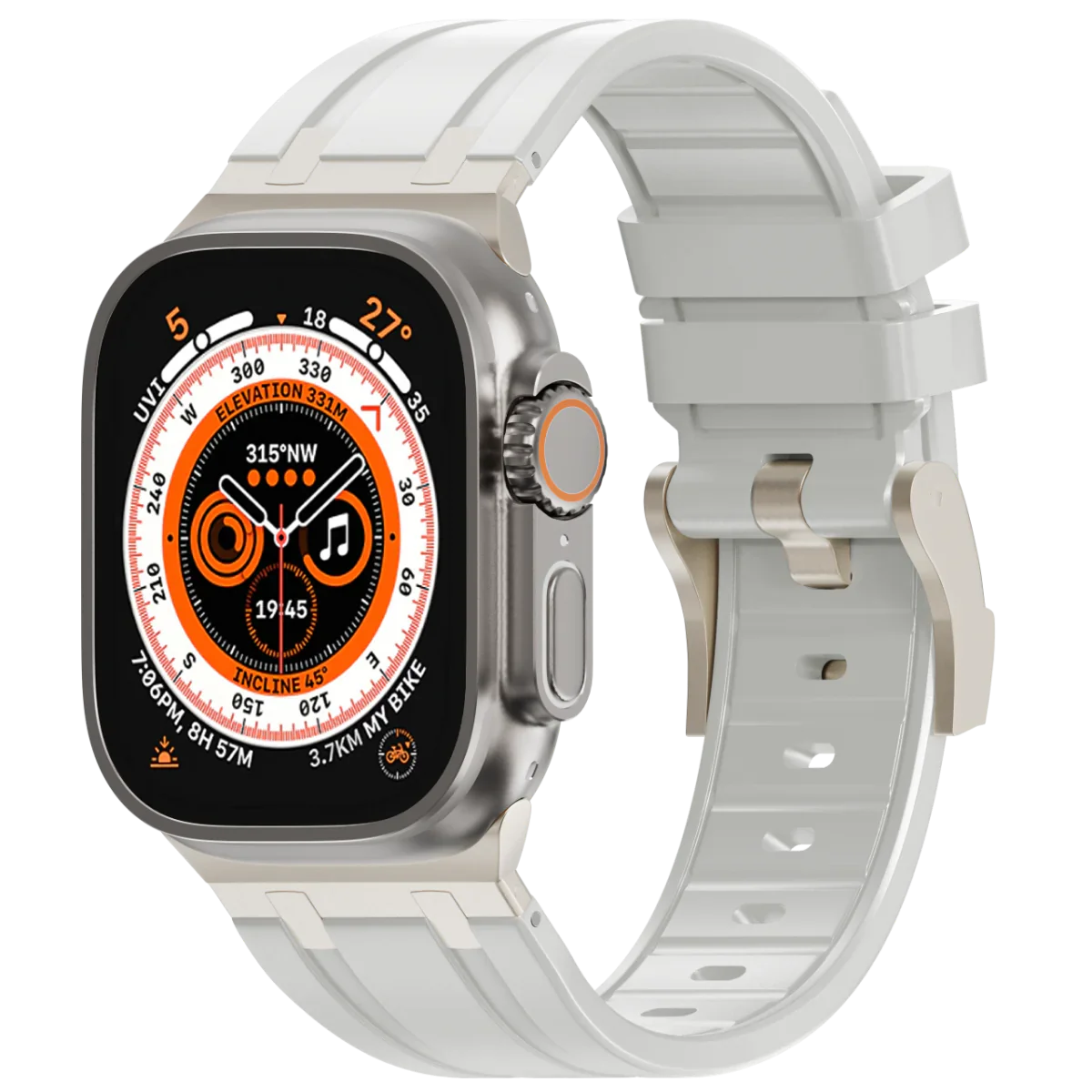 Deluxe Aurion metallhuvud silikonband för Apple Watch | Petprovac