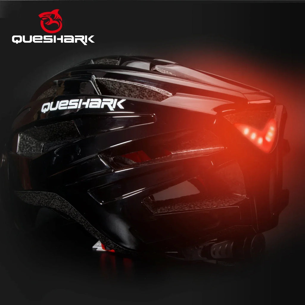 Casco de bicicleta unisex ligero Velora con luz trasera LED