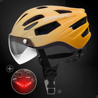 Casco de bicicleta unisex ligero Velora con luz trasera LED