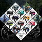 Casco de bicicleta unisex ligero Velora con luz trasera LED