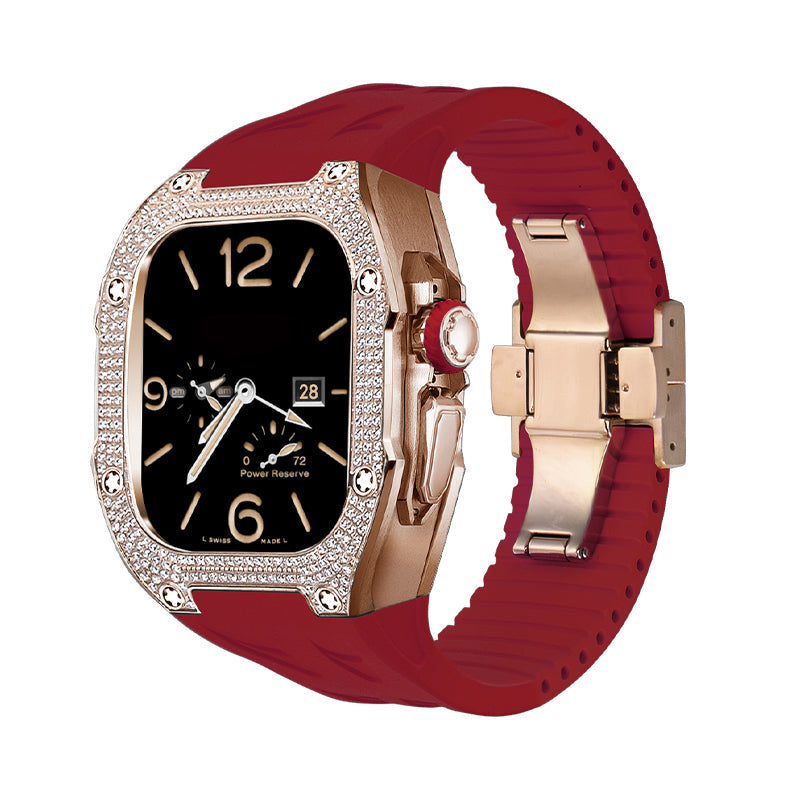 Nivaro | Titanium 5A Zircon Retrofit-etui sæt til Apple Watch Ultra | Petprovac