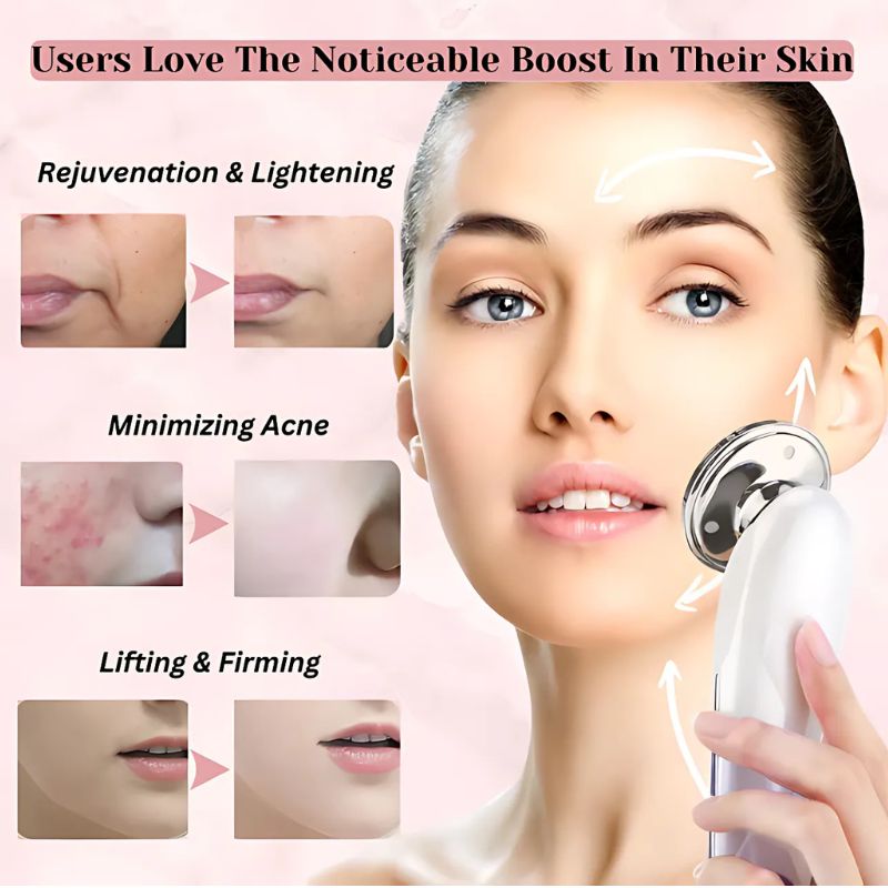 At-Home RF Spa System For Skin Tightening With EMS And LED