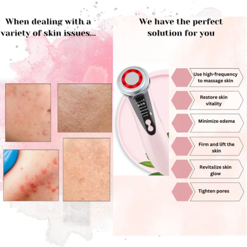 At-Home RF Spa System For Skin Tightening With EMS And LED
