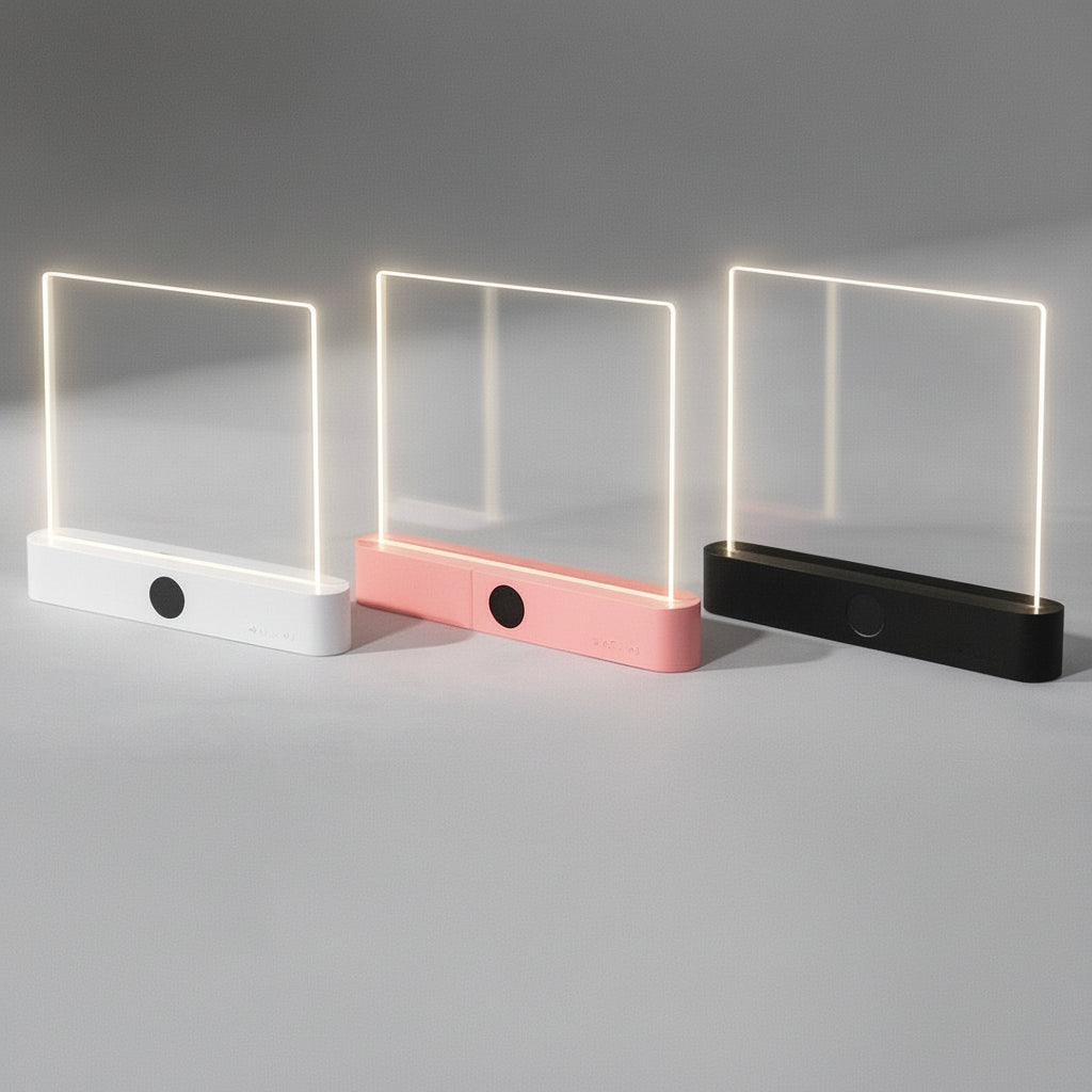 מנורת ספר LED עם פאנל, נטענת ב-USB לקריאה בלילה
