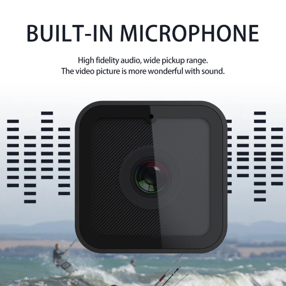 Cámara de acción MotoRide para casco 1080p para motocicletas