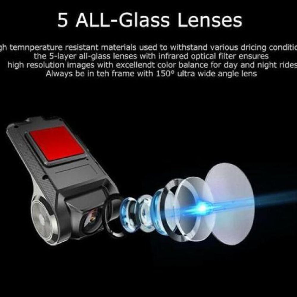 Aurena For- og Bageste Dobbelt Dashkamera System til Biler