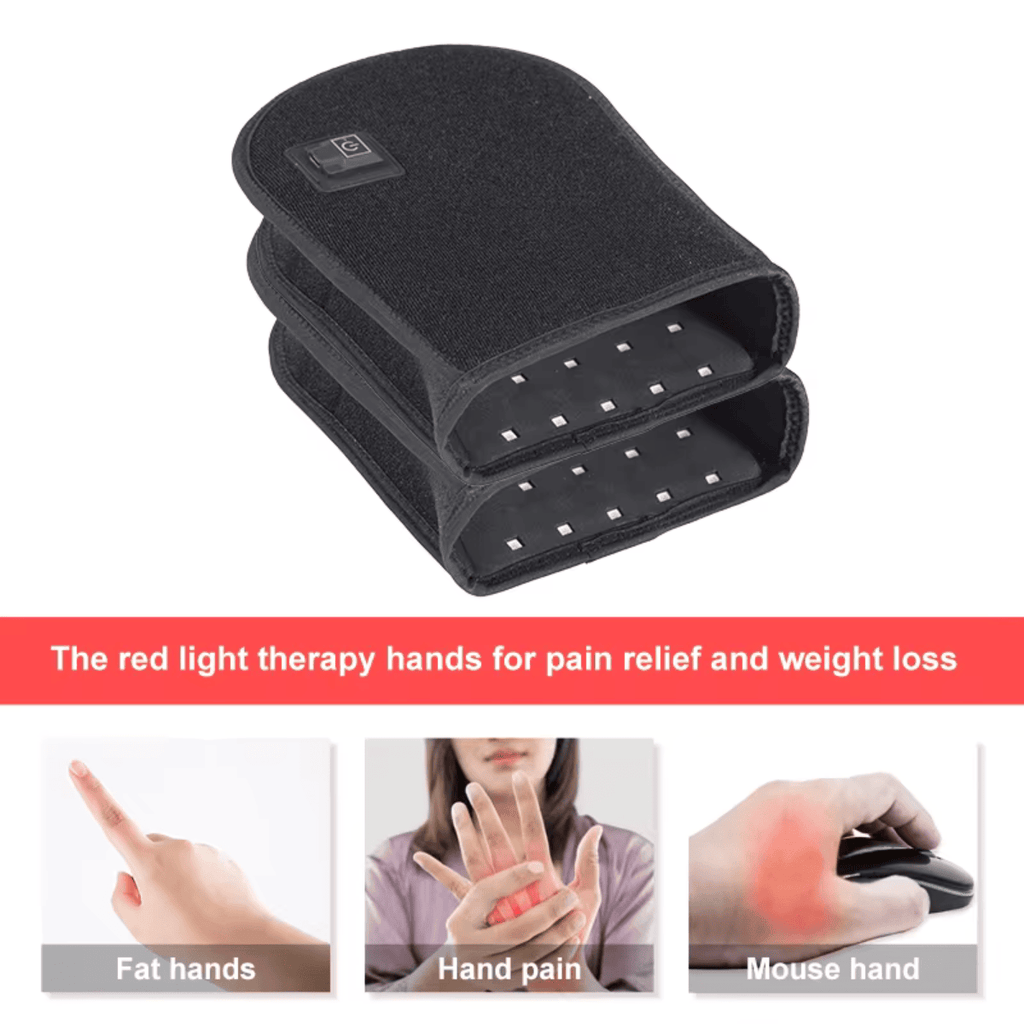 Guante de terapia de luz roja LumaFlex para alivio del dolor en manos artríticas y salud de la muñeca