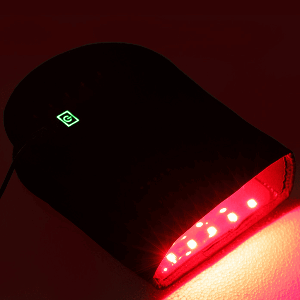 Guante de terapia de luz roja LumaFlex para alivio del dolor en manos artríticas y salud de la muñeca