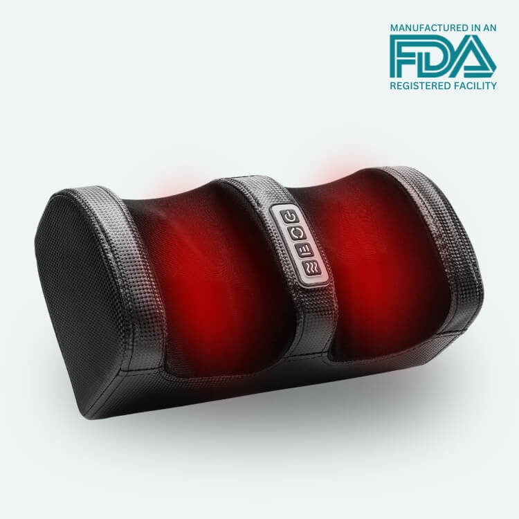 مساجر سيركو رليف برو المزدوج للقدم والساق مع ضغط عميق شياتسو