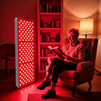 Panel de luz infrarroja roja de cuerpo completo con montajes ajustables para bienestar en el hogar