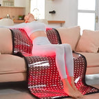 Red Light Therapy Mat Full Body Coverage 1280 LEDs 660nm 850nm For Home Wellness