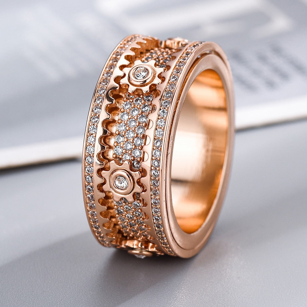 Spinfinity Ring With Spinner Motion For Professionals Stress Relief