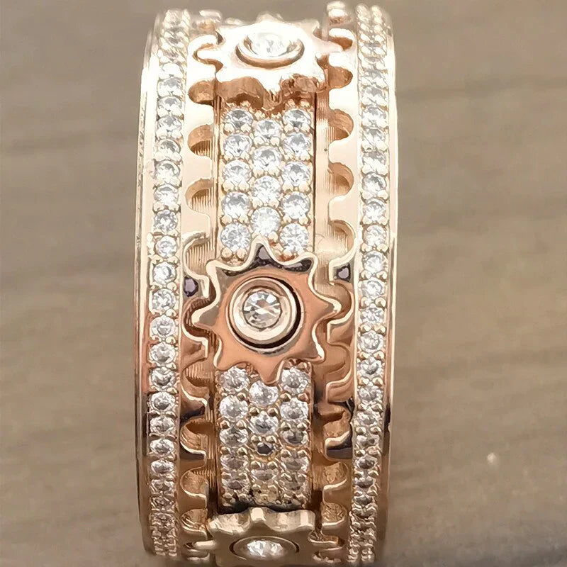 Spinfinity Ring With Spinner Motion For Professionals Stress Relief