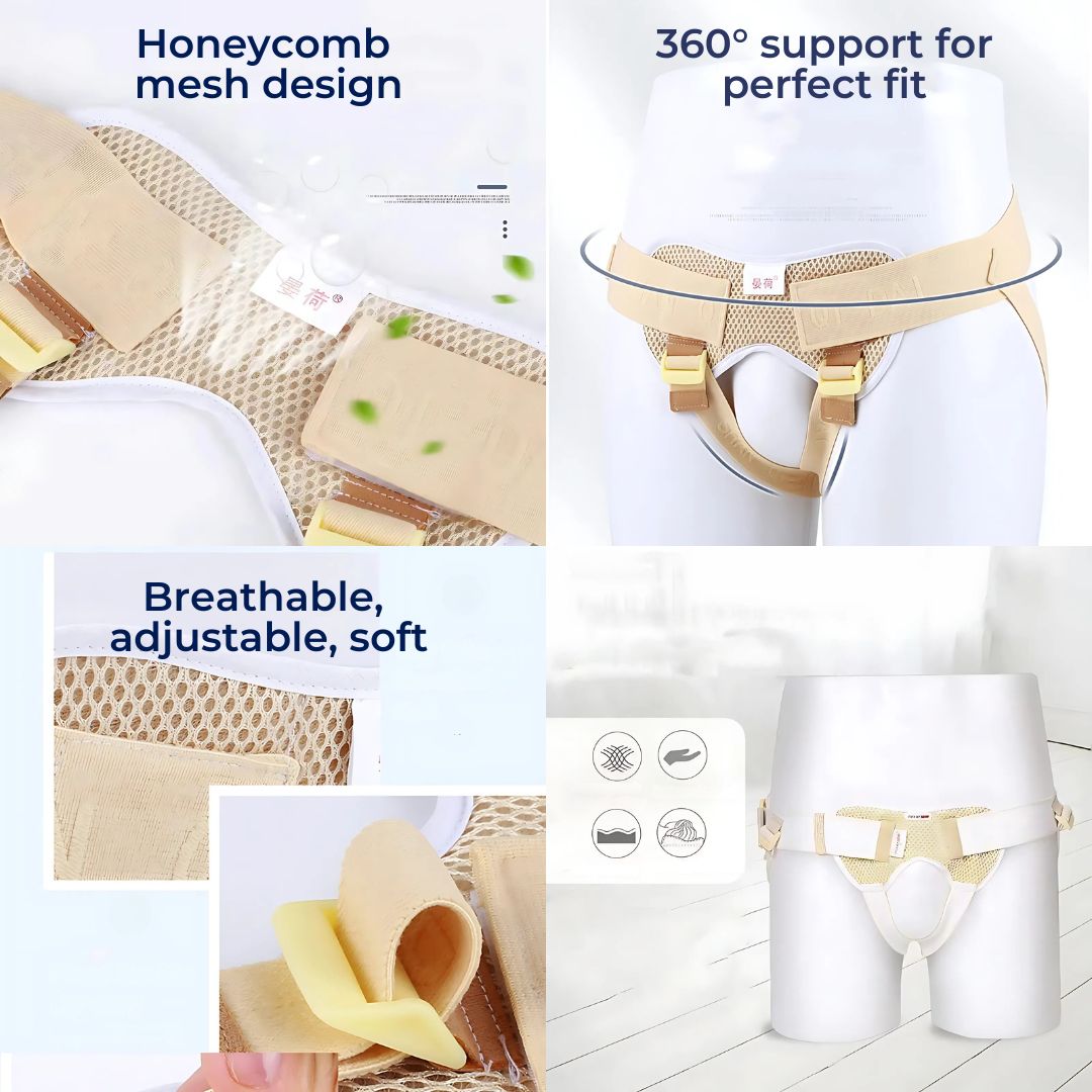 VGard Justerbart Lyskebrokstøttebælte til Mænd