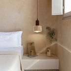 NovaLume Wabi-Sabi pendel med naturlig finish