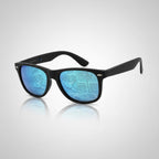Unisex polariserade solglasögon i 80-talsstil med UV400-skydd