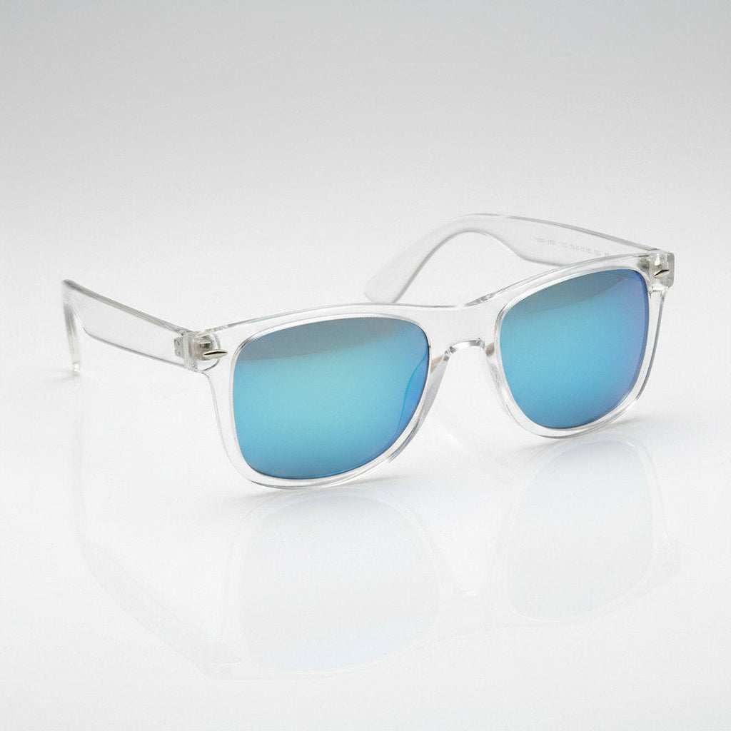 Unisex polariserade solglasögon i 80-talsstil med UV400-skydd