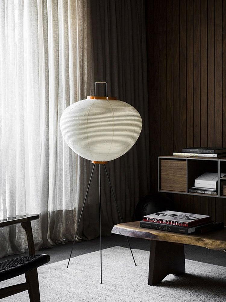 Kaze Rice Paper Floor Lamp - Japanese-Inspired Ambient Glow