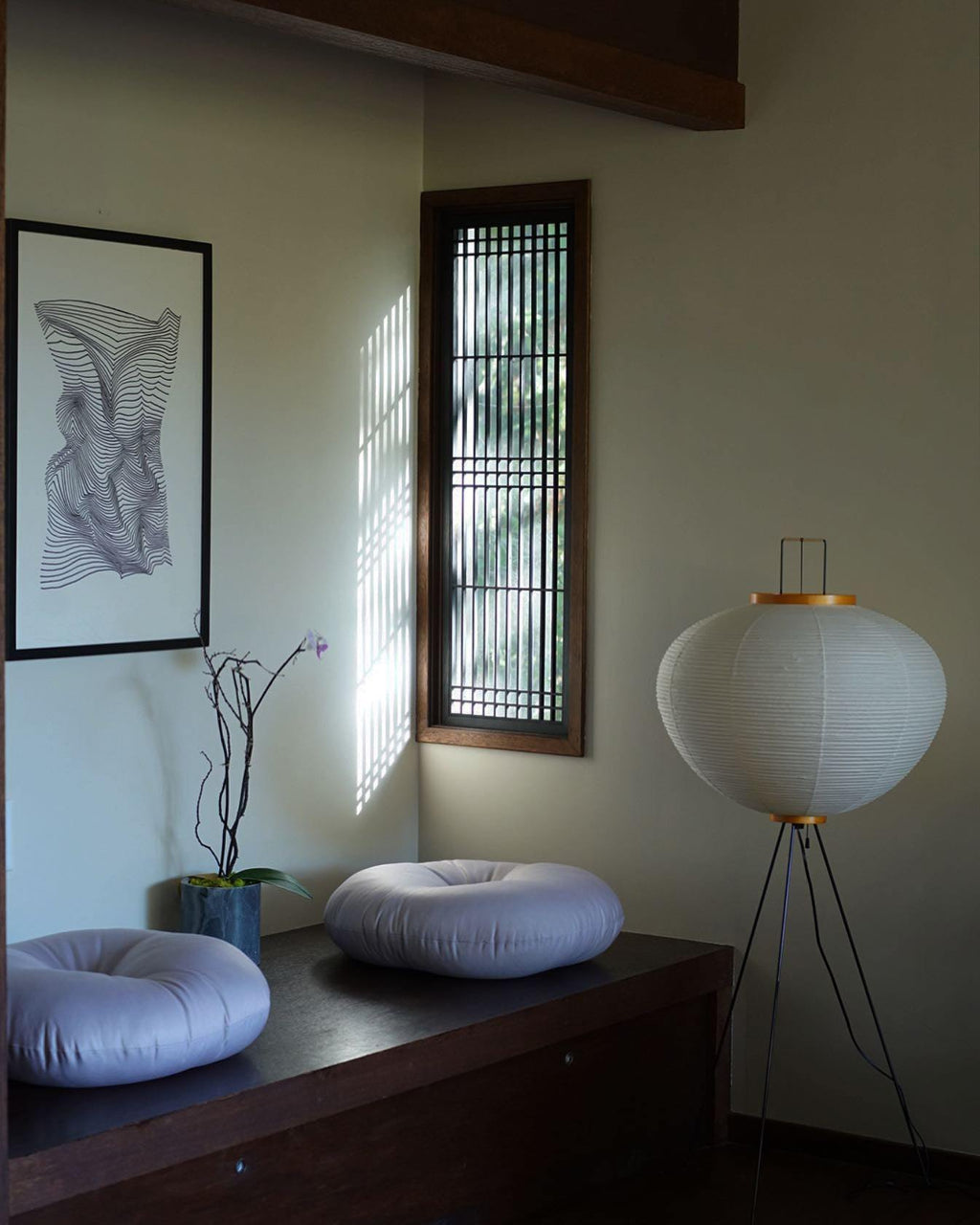 Kaze Rice Paper Floor Lamp - Japanese-Inspired Ambient Glow